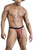 CandyMan 99853 Lace Jockstrap Color Black-Terracotta