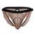 CandyMan 99853 Lace Jockstrap Color Black-Terracotta