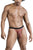 CandyMan 99853 Lace Jockstrap Color Black-Terracotta