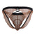 CandyMan 99853 Lace Jockstrap Color Black-Terracotta