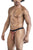 CandyMan 99853 Lace Jockstrap Color Black-Terracotta