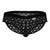 CandyMan 99855 Polka Mesh Briefs Color Black