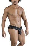 CandyMan 99855 Polka Mesh Briefs Color Black