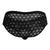 CandyMan 99855 Polka Mesh Briefs Color Black