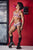 CandyMan 99859 Two Piece Outfit Color Stripes