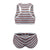 CandyMan 99859 Two Piece Outfit Color Stripes