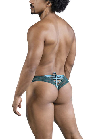 CandyMan 99861 Lace Thongs Color Green