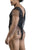 CandyMan 99865 Lace-Mesh Bodysuit Color Black