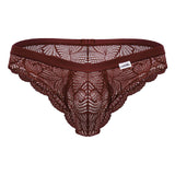 CandyMan 99868 Lace Briefs Color Wine