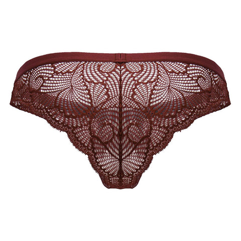 CandyMan 99868 Lace Briefs Color Wine