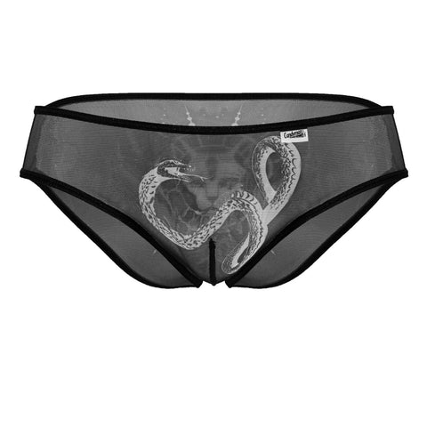 CandyMan 99871 Egyptian Briefs Color Black-White