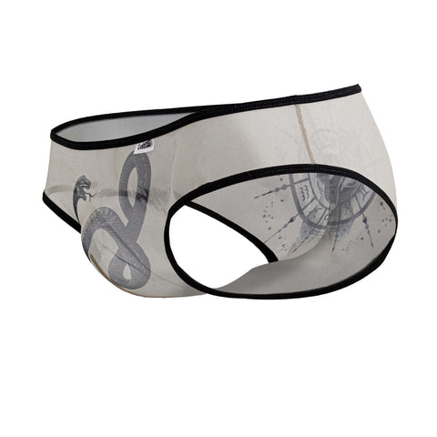 CandyMan 99871 Egyptian Briefs Color Nude-Black