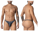CandyMan 99899 Cowboy Thongs Color Denim Black