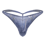 CandyMan 99899 Cowboy Thongs Color Denim Blue