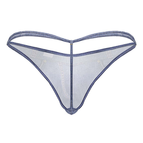CandyMan 99899 Cowboy Thongs Color Denim Blue