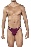 Clever 0940 Jasped Thongs Color Grape