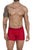 Clever 1260 Euphoria Boxer Briefs Color Red