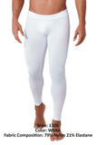 Clever 1326 Energy Athletic Pants Color White