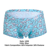 Clever 1458 Figure Trunks Color Blue