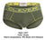 Clever 1527 Strait Briefs Color Green