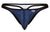 Clever 1676 Eroticism Thongs Color Blue