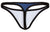 Clever 1676 Eroticism Thongs Color Blue