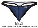 Clever 1676 Eroticism Thongs Color Blue