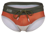 Clever 1802 Wave Swim Briefs Color Green