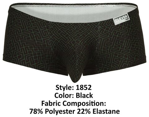 Clever 1852 Laberin Trunks Color Black