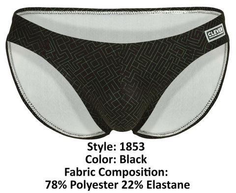 Clever 1853 Laberin Bikini Color Black