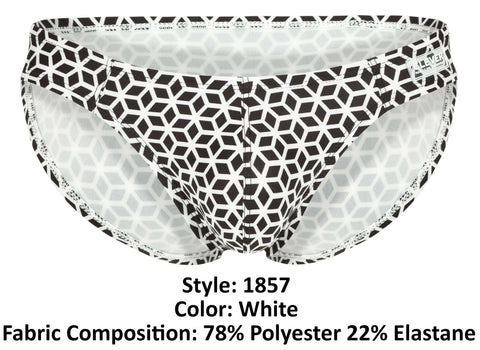 Clever 1857 Cuadricula Bikini Color White