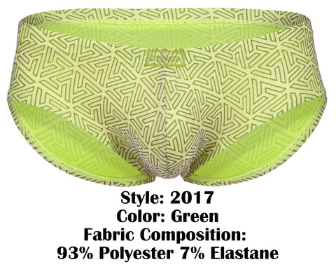 Clever 2017 Neon Briefs Color Green