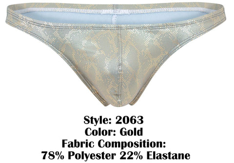 Clever 2063 Diamond Thongs Color Gold