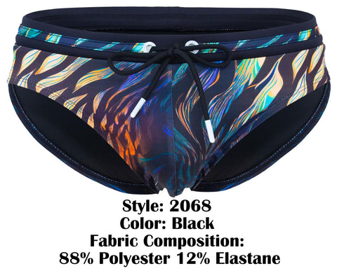 Clever 2068 Tumaco Swim Briefs Color Black