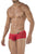 Clever 229937 3PK Australian Latin Trunks Trunks Color Red-Black-Grape