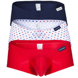 Clever 229949 3PK Autralian Latin Trunks Color Red-Blue-White