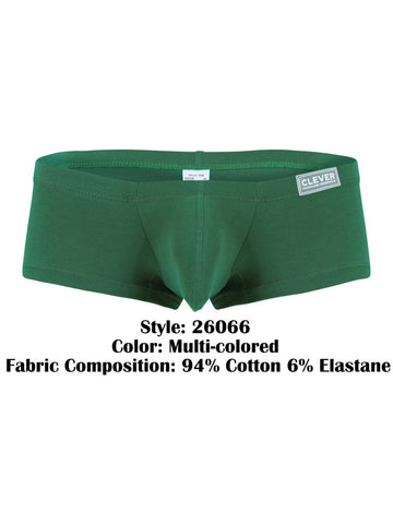 Clever 26066 3PK Australian Latin Trunks Color Multi-colored