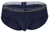 Clever 519969 3PK Australian Latin Briefs Color Blue-Petrol-Green