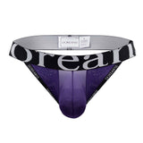 Doreanse 1008-PPL Sexy Pouch Thongs Color Purple