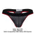 Doreanse 1012-CHR Borderline Thongs Color Charcoal