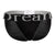 Doreanse 1313-BLK Ribbed Micromodal Bikini Color Black