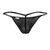 Doreanse 1330-BLK Ribbed Modal T-thong Color Black