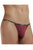 Doreanse 1330-BRD Ribbed Modal T-thong Color Bordeaux