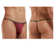 Doreanse 1330-BRD Ribbed Modal T-thong Color Bordeaux