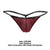 Doreanse 1330-BRD Ribbed Modal T-thong Color Bordeaux