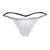 Doreanse 1330-WHT Ribbed Modal T-thong Color White