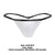 Doreanse 1330-WHT Ribbed Modal T-thong Color White