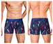 Doreanse 1704-PRN Neon Sport Trunks Color Printed