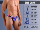 Doreanse 1281-BLU Hang-loose Briefs Color Blue