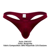 ErgoWear EW1157 X4D Thongs Color Burgundy